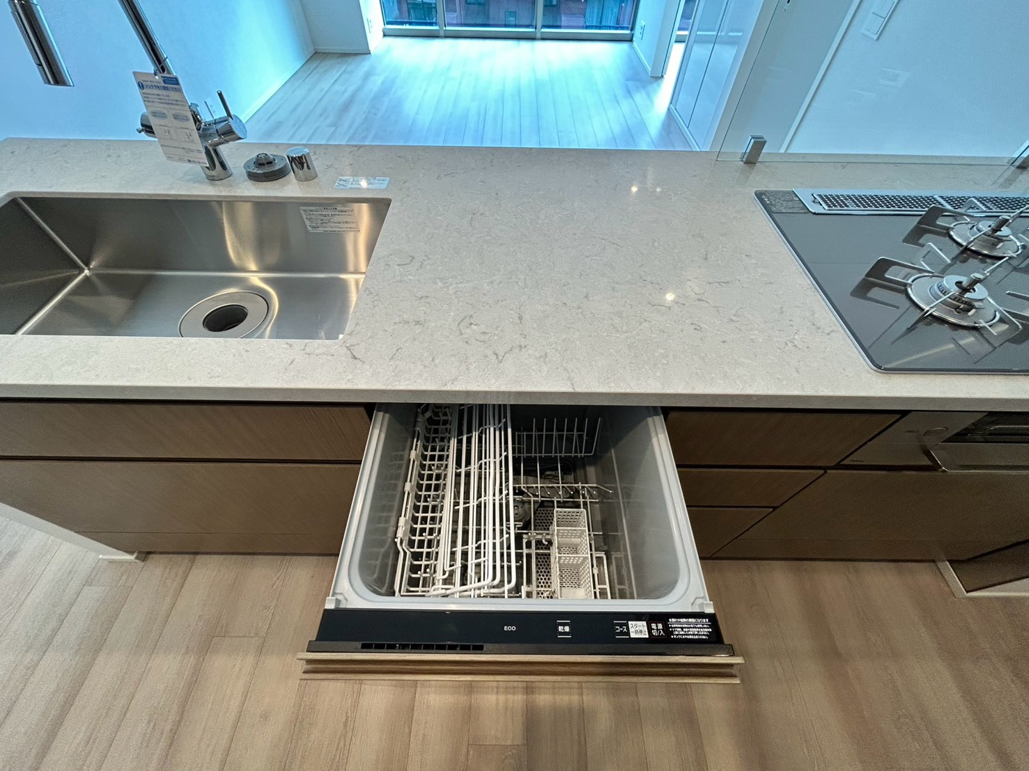 501号室の室内：食器洗い乾燥機